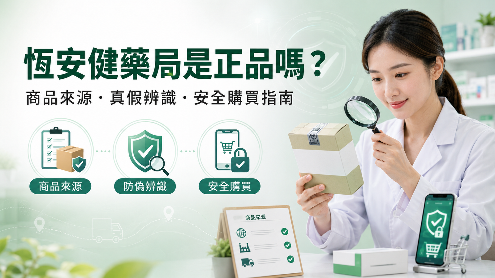 恆安健藥局是正品嗎？商品來源、真假辨識與安全購買指南
