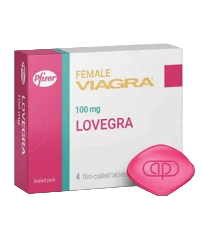 Lovegra 威而柔 100mg｜玫粉水漾・女性親密節奏專屬版（4錠裝）