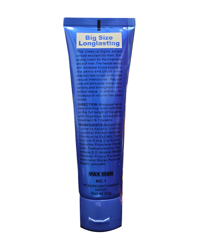 MAXMAN Blue藍色凝膠50g|清爽按摩・男性外用保養版:圖片 5