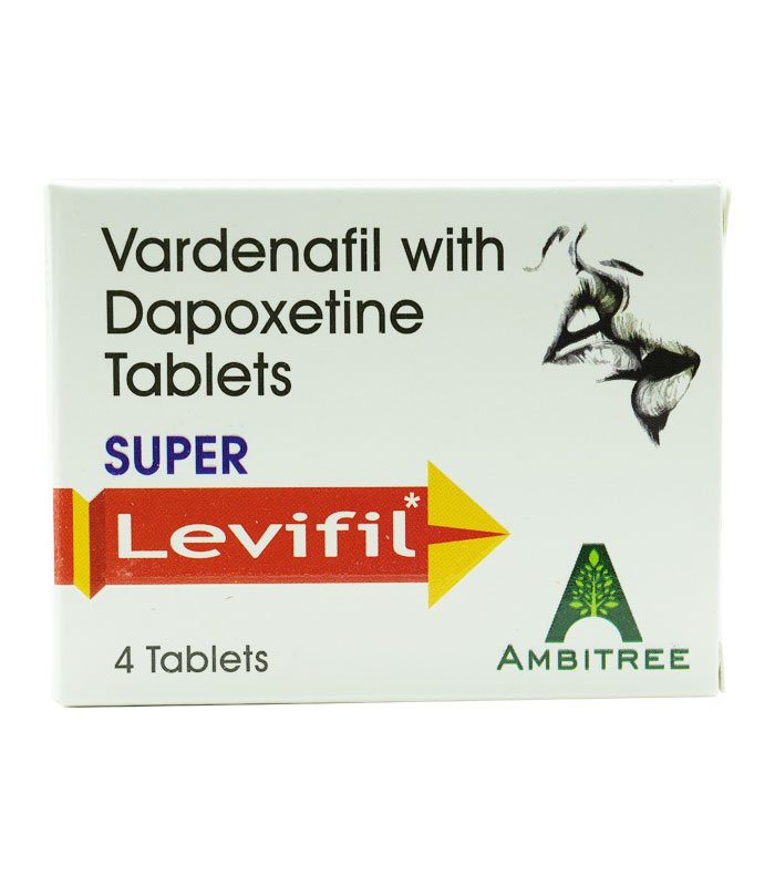 印度雷康 Super Levifil 80mg｜雙核橙盾・伐地那非＋達泊西汀雙效膜衣錠