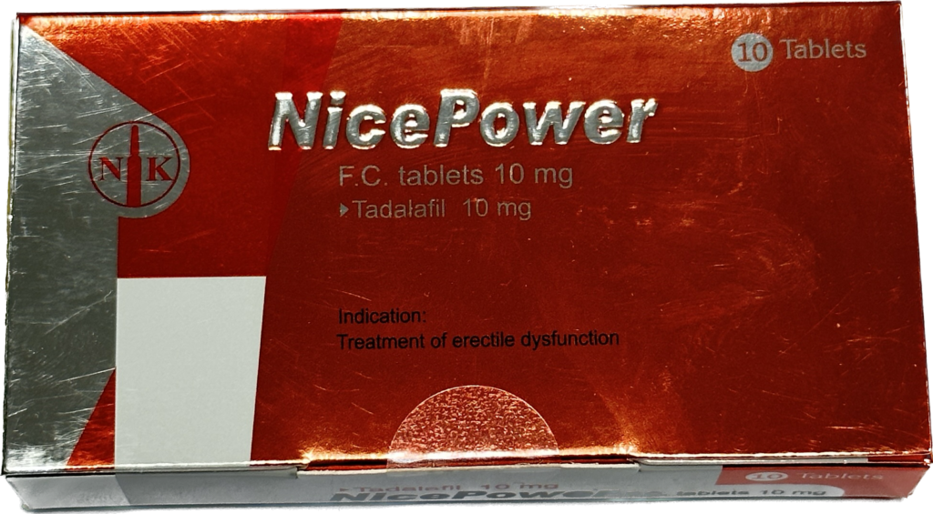 臺灣南光 健力仕 NicePower 10mg｜他達拉非膜衣錠（10錠裝）