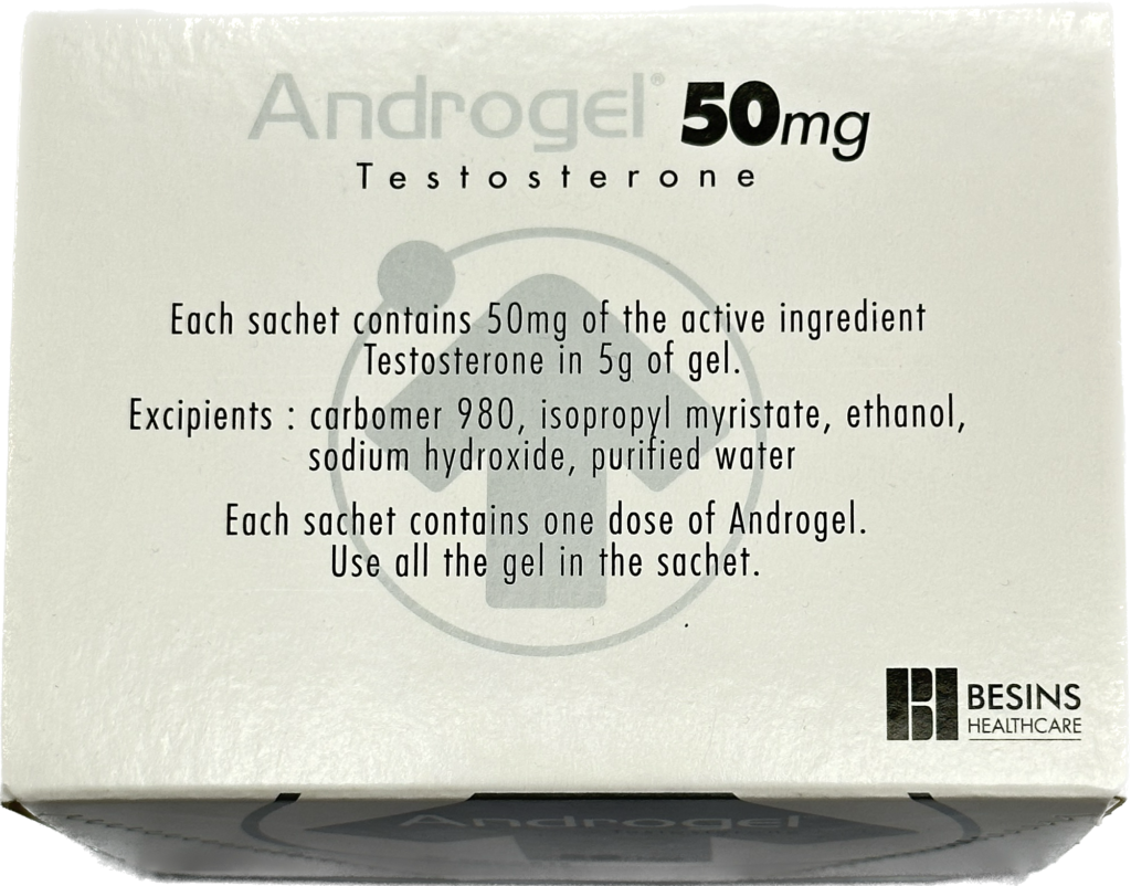 臺灣友華 昂斯妥凝膠 AndroGel 50mg｜晨衡經皮・睪固酮凝膠