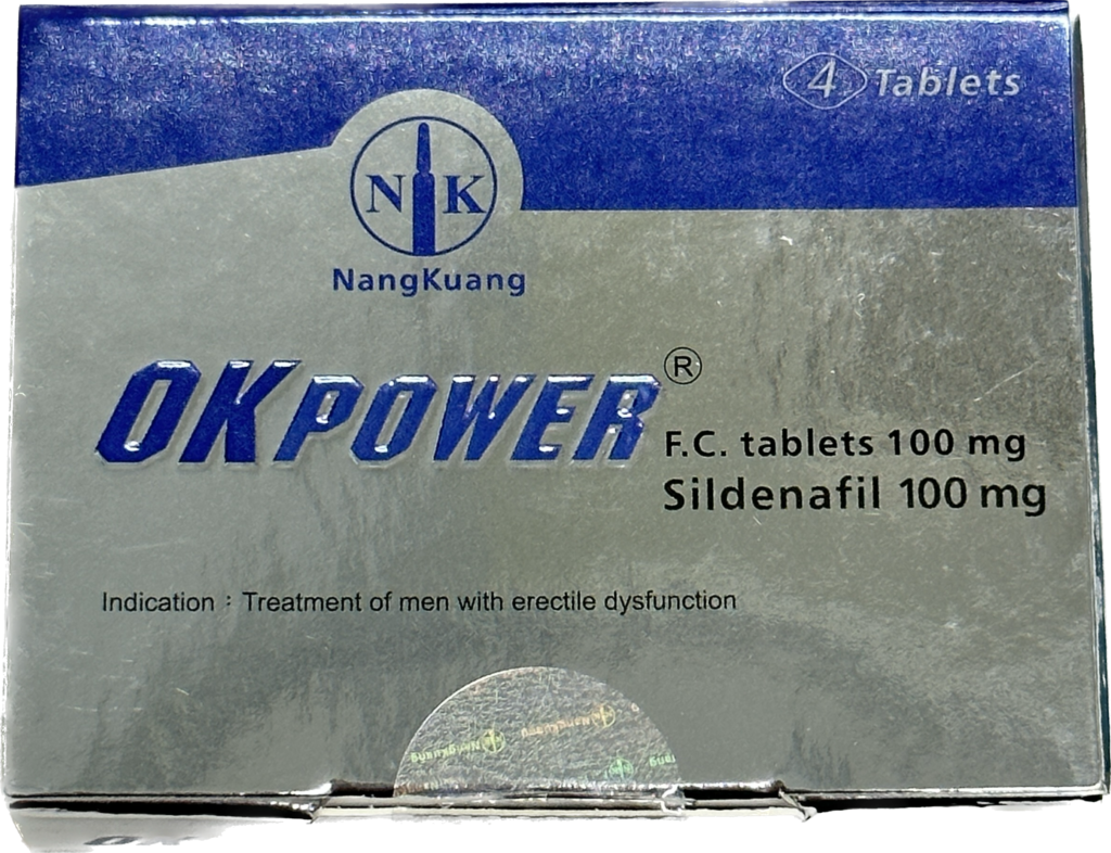 臺灣南光 美好挺 OKPOWER 100mg｜西地那非處方盒裝版