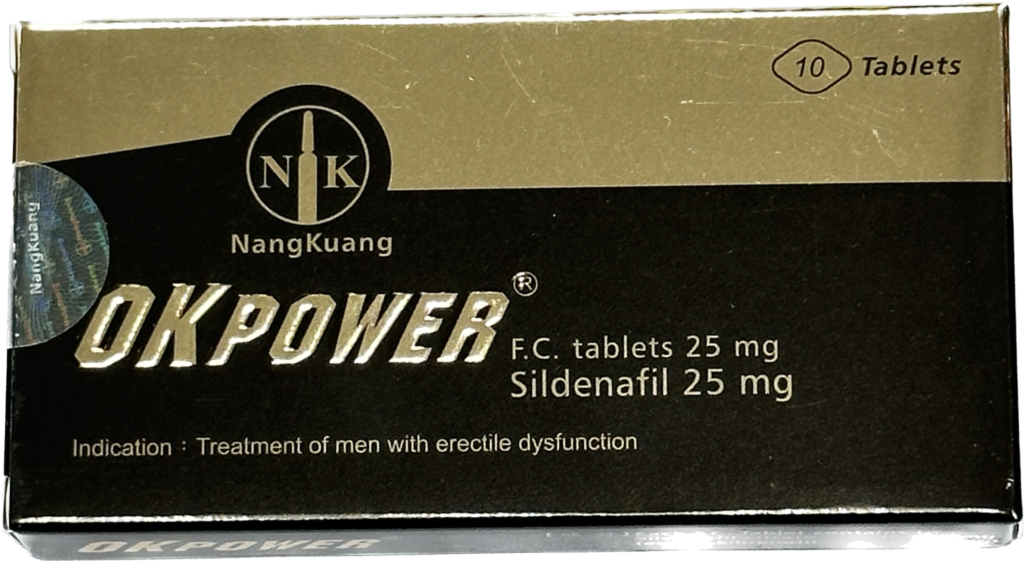 臺灣南光 美好挺 OKPOWER 25mg｜西地那非處方膜衣錠