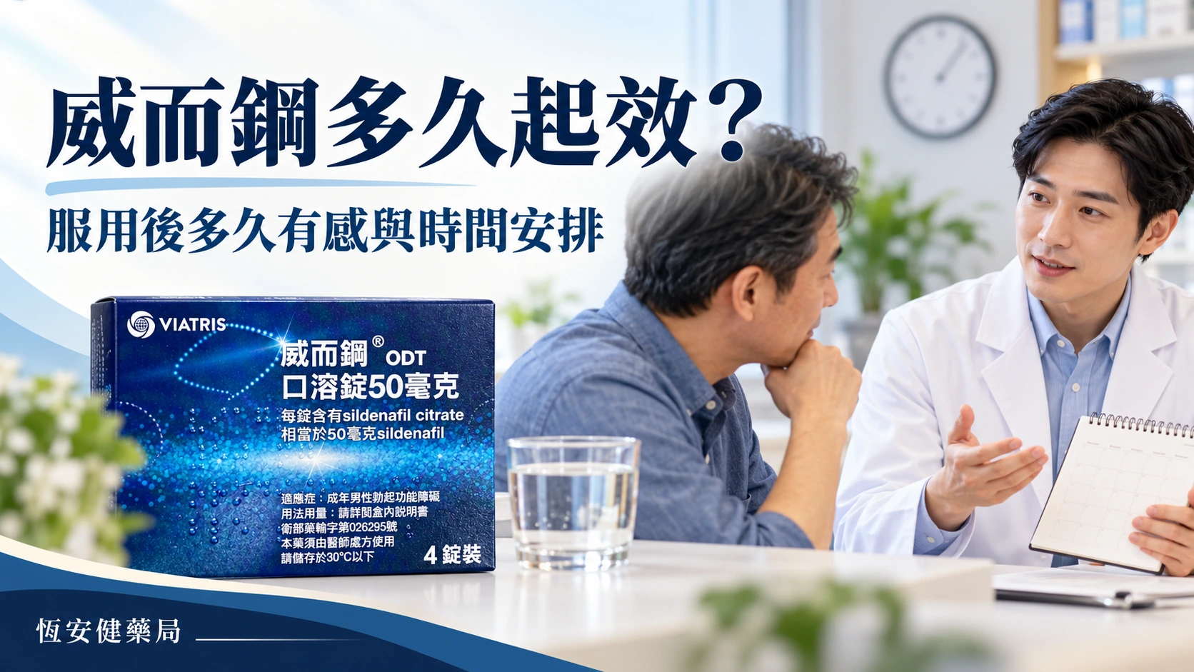 威而鋼多久起效？服用後多久有感與時間安排重點