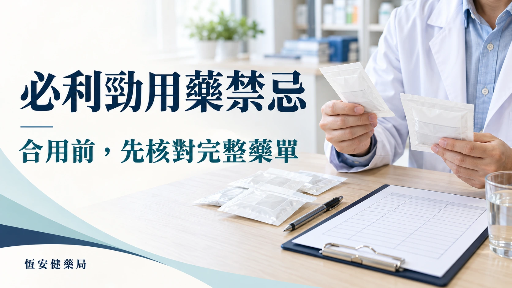 必利勁不能和什麼藥一起吃？禁忌組合與用藥核對清單