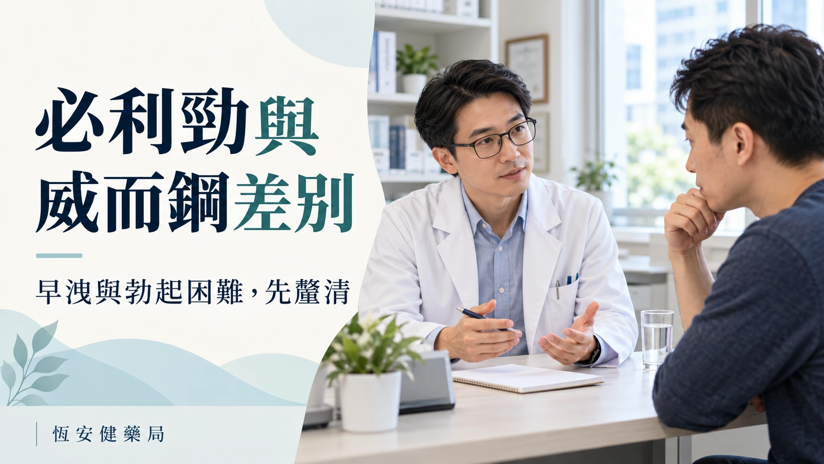 必利勁和威而鋼差在哪？早洩與勃起困難的用藥區別